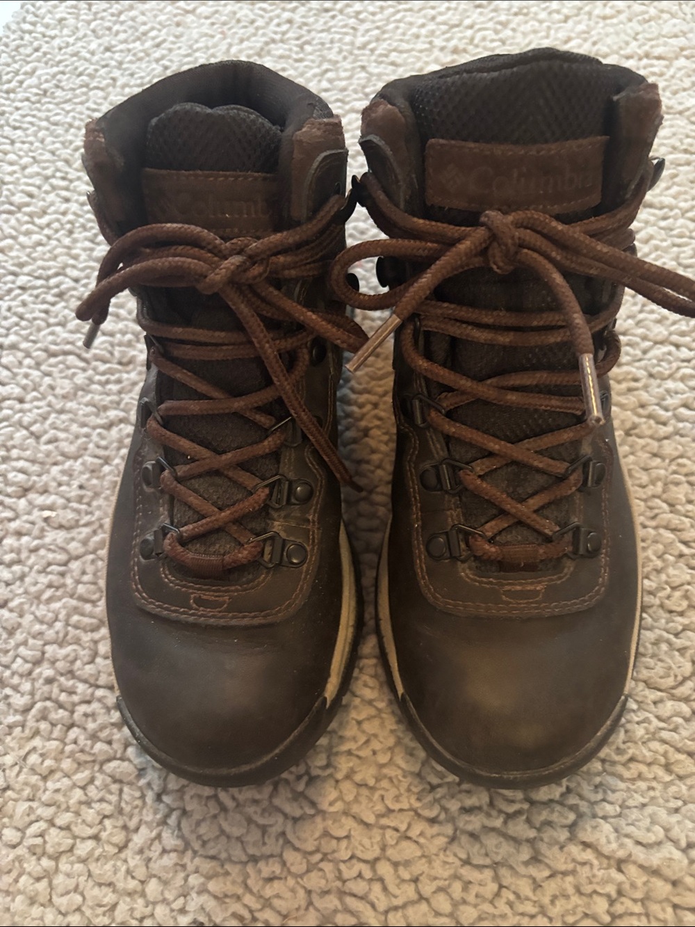 Columbia Women’s Newton Ridge Plus Mid Waterproof Brown Lace-Up Hiking Boots